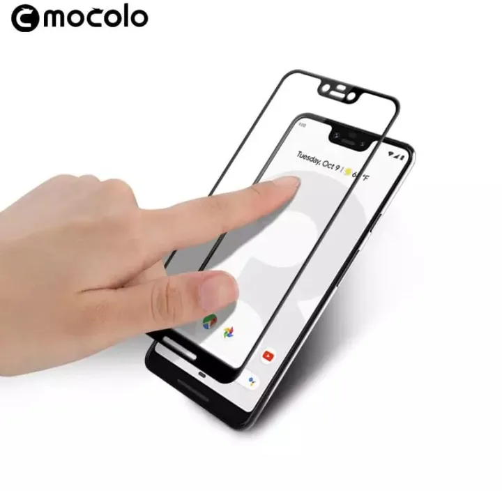Google%20Pixel%203%20XL%20Screen%20Glass%20Protector%20HD%20Edge%20to%20Edge%20Tempered%20Glass%20For%20Pixel%203XL%20-%20Black%20-%20Image%203