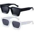 Eldorado New Classic Square Frame Sunglasses for Women & Men| Vintage Small Square Sunglasses|Glass Lens. 