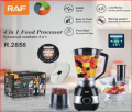 RAF 4-in-1 Food Processor High-Speed Motor R.2858 RAF 4-In-1 Food Processor High-Speed Motor R.2858. 