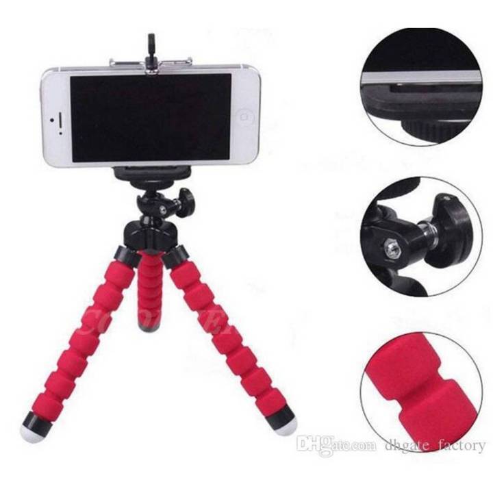 Curve-able Adjustable & Flexible Tripod Stand With Mobile Holder