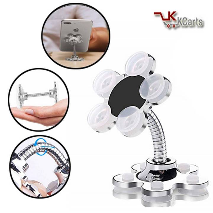 Mini VIP 360 flexible mobile phone holder stand suction mobile desk Cell-phone stand car support tripod