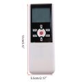 AC Remote Control R07B/BGE with backlight for Midea Levante Saunier Duval Condor Air Conditioner. 