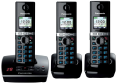 KX-TG8061E Trio (03 sets) Color Display intercom plus PTCL Wireless Landline Phone with 06 New Rechargeable Cells. 
