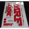 3d embossed sticker MRF  bat sticker. 