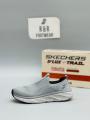 Skechers D'Lux Trail Running Shoes Memory Foam For Men Light Grey. 