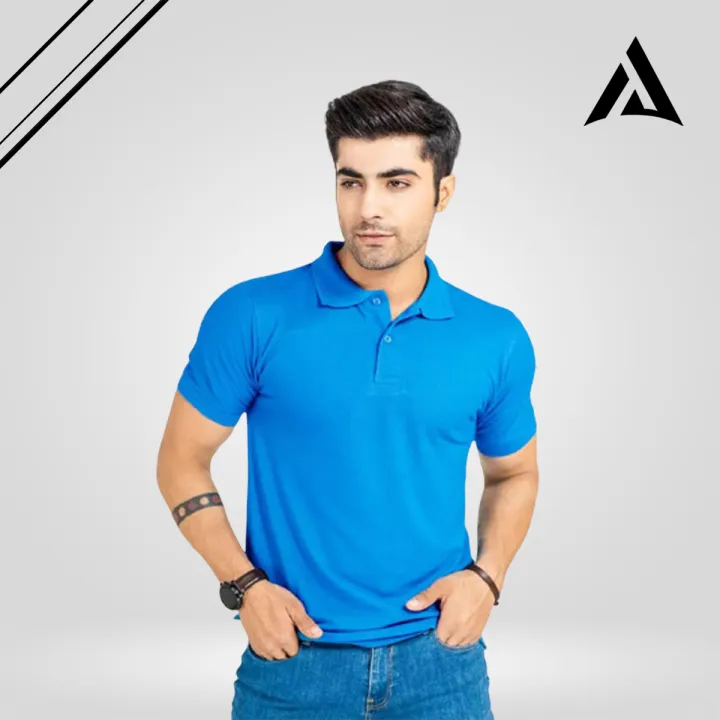 Men%E2%80%99s%20Turkish%20Blue%20Polo%20T-Shirt%20%7C%20Premium%20Cotton,%20Comfortable%20Fit,%20Perfect%20Casual%20&%20Formal%20Style%20-%20Image%203