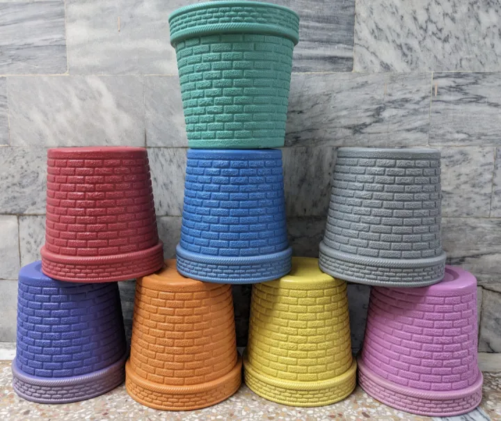 Colorful%20Unbreakable%20Fiber%20Plastic%20Pots%209inch%203D%20Design%20For%20plants%20and%20flowers%20-%20Image%202