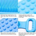 2 pcs Combo Silicone Body Massage Bath Brush with Soap Dispenser and Silicon Body Back Scrubber & Massager for Deep Cleaning, Exfoliating& Massaging Hair Scalp & Body (Multicolor). 