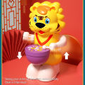Electric Toy Move Posture 2022 Electric Tiger Playing Drum Interactive Toy. 