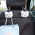 LUCKY CC Car seat back hook cartoon invisible car multifunctional and practical rear seat rear small hook car interior supplies. 