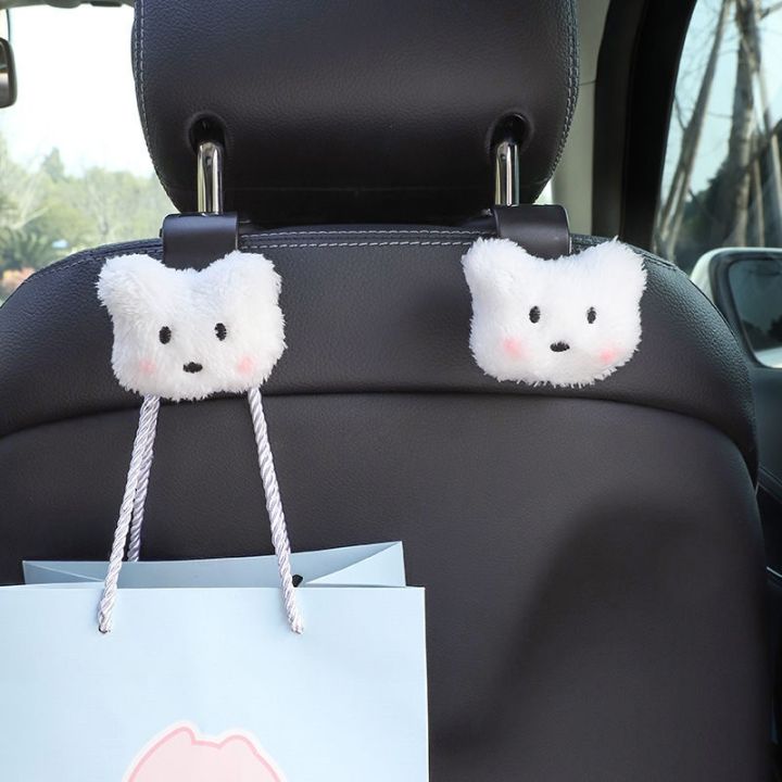 LUCKY CC Car seat back hook cartoon invisible car multifunctional and practical rear seat rear small hook car interior supplies