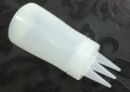 3 Hole Ketchup Squeeze Bottle Plastic 180 ml. 