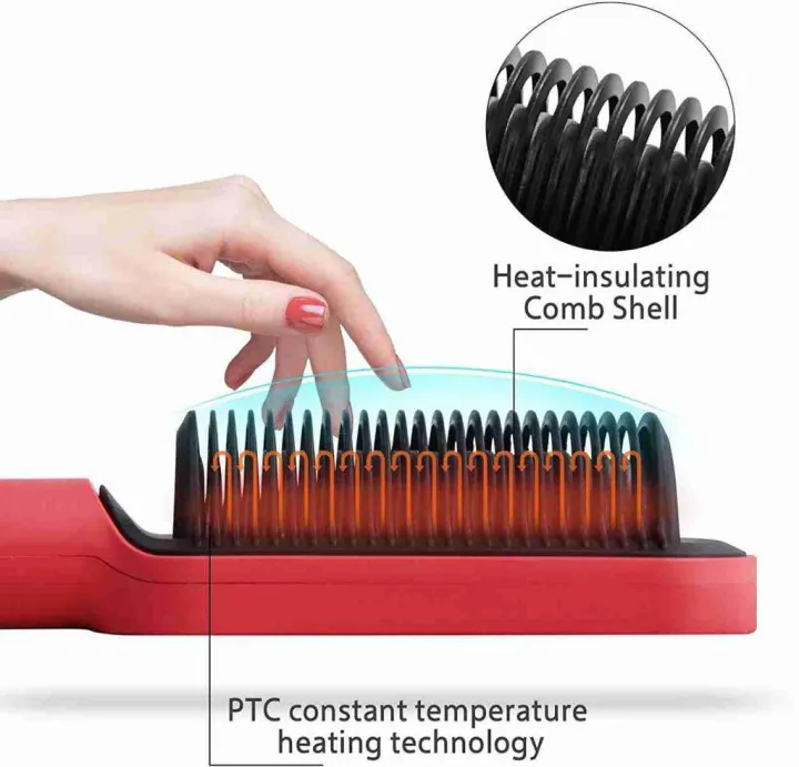Professional Electric Hair Straightening Brush for Girls – Fast ...