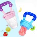 Pack of 3 | Baby Silicone Squeeze Spoon Feeder with Fruit Pacifier and Knee Pads. 