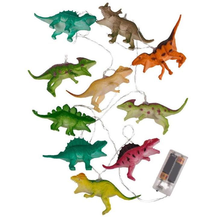 Creative 10 LED Dinosaur String Light For Kids Christmas Fairy Lights Children'S Room Led String Lights Garland Children Gift--Yellow--