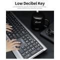 wireless keyboard and mouse Famor CS 100 wireless 2.4GHz keyboard & mouse metallic grey keyboard soft buttons with 5D 1600 DPI high grade mouse. 