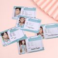 1Pcs Anime Haikyuu!! Figure Name Cards Hinata Shoyo Kageyama Tobio Boxuto Kotaro Shool ID Card Fan Collection Gifts. 