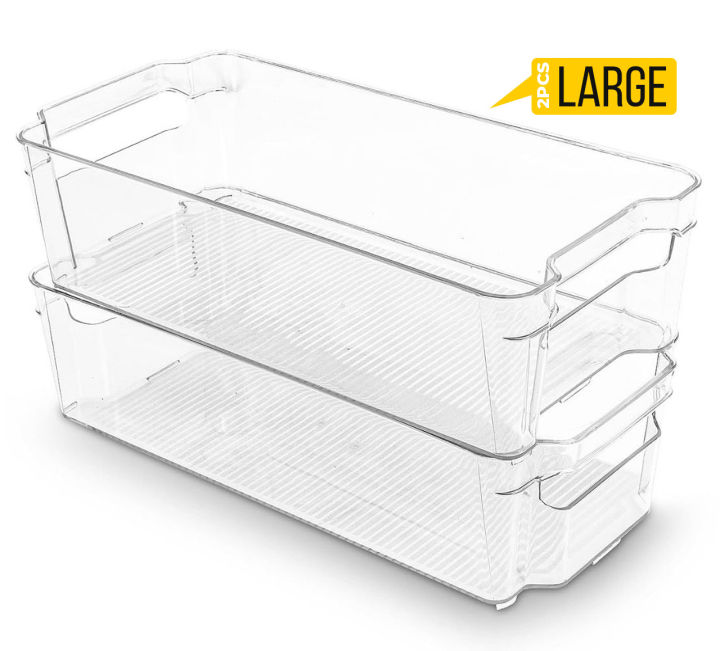 Fast%20Forward%20Fridge%20Organizer%20%20(Pack%20of%202)%20%20Refrigerator%20Organizer%20Bins%20for%20Freezers,%20Countertops,%20and%20Cabinets%20%20Pantry%20Organization%20in%20Small,%20Medium%20&%20Large%20Sizes%20-%20Image%202