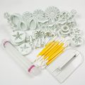 8pcs Cake Tool Kitchen Baking Tools Kits Fondant Cake Decorating Tools Set Plastic Cake Engraving Cutting Pens Cream Pastry Modelling Tools. 