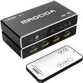 Mrocioa HDMI Switch 3 in 1 Out 4K@30Hz HDMI Switcher Splitter, HDMI Switch Box Hub with Remote Supports 4K 30Hz 3D HD1080P for PS4/Xbox One/Fire TV/Apple TV/Sky Box/STB/DVD/Laptop/Roku.. 