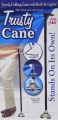 Trusty Cane - Sturdy Folding Walking Triple Head With Built in Lights - Fordable Walking Stick. 