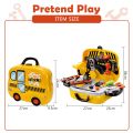 Little Kids Tools Breifcase Car Shaped Box Tools Set Attractive Design. 