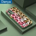 dienya For OPPO A94 OPPO Reno 5 Lite OPPO F19 Pro OPPO Re Case Fashion Tide Bear Thin Frosted Transparent Cover Lens Camera Protect Edge Full Cover Casing Hard Cases. 