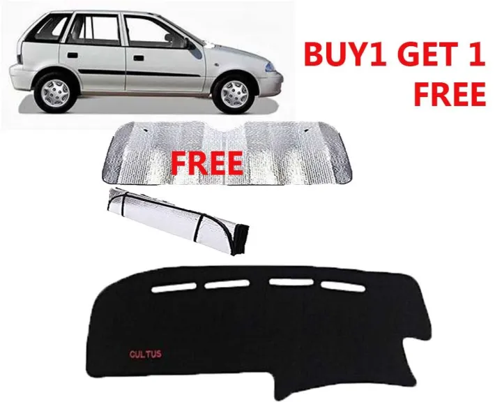 SUZUKI%20CULTUS%20DASHBOARD%20COVER%20/%20MAT%20/%20CARPET%20AND%20WINDSCREEN%20SUN%20SHADE%20FREE%20-%20Image%203