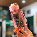 500ML 400ml Gourd Creative Transparent Sports Milk Cute Water Bottle Girls Bpa Free Infuser Bottles Children Shaker Water Bottle. 