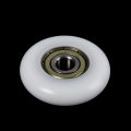 8*10*40mm Nylon Round Type Roller Door Window Drawer Guide Wheel POM Delrin Wrapped Bearing Pulley Plastic Wheel Sunlight Super Store. 