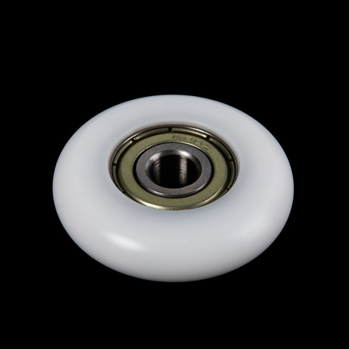 8*10*40mm Nylon Round Type Roller Door Window Drawer Guide Wheel POM Delrin Wrapped Bearing Pulley Plastic Wheel Sunlight Super Store