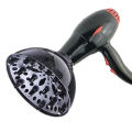 Black Universal Blower Hairdressing Salon Curly Hair Dryer Diffuser Tool Gift. 