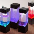 Bedside LED Light Table Motion Lamp Jellyfish Lamps Aquarium Atmosphere. 