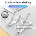 Premium Quality Laptop Stand - Foldable Plastic Non-slip Stand For Laptop And Tablet - Lightweight and Durable Plastic Laptop Stand. 