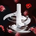 Chopper Food Processor, 2000 ML Cup Food Processor, Press Start Quick Operation, 3-Blade Double Layer Thickening Transparent Bowl is Safe and Reliable Kitchens Best Food Chopper. 