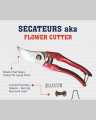 High Quality Lawn Garden Plants Cutter Lawn and Garden Stainless Steel Blades Pruning Shears - Professional Flower Cutter, Lawn and Garden Tools Accessories. 