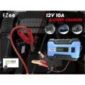 Intelligent Battery Charger Automatic For Bike Battery & Car Batteries -10A Digital Charger| Shopping Hall. 
