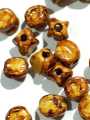 Wooden Plastic Round Cut Beads for DIY Crafts - Pack of 40gms - Ideal for DIY Jewelry Making, Jewelry, and Dress Accessories.. 