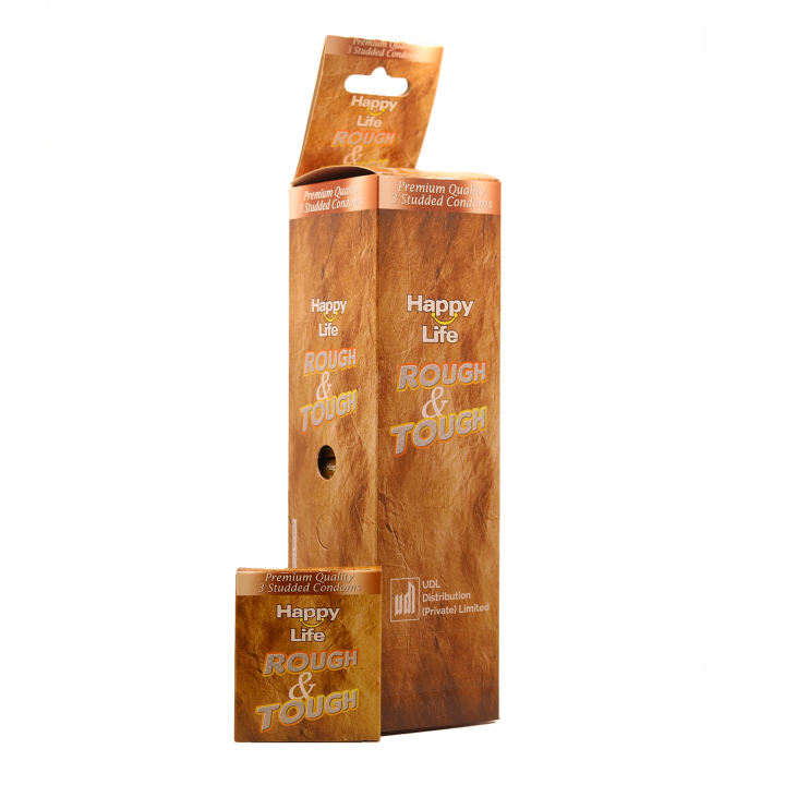 Happy Life Rough & Tough 12 x 3's Condoms