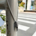 [ New ] Special Forces Popular Ornament Wolf Tooth Eagle Claw Pendant with Pearl Chain Suit Boys Fashion Necklace Pendant. 