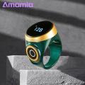 Smart Ring Counter Clicker Waterproof Digital Tally Counter Ring with Time Reminder Rechargeable Finger Counter for Easy Tracking Adjustable Smart Design Electronic Counter Clicker. 