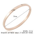 Hot Fashion Stainless Steel Jewelry Oval Bangle for Woman Child Charm Bracelet Party Love Wedding Brand Gift Wholesale Loser Lione. 