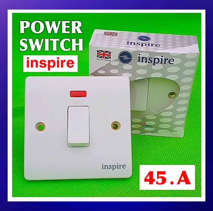Power Switch 45A China Fitting Sheet Specially For AC and Water Pump- High Quality Bakelite Base
