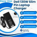 Dell Round 130W Slim Pin Laptop Charger 100% Orignal And Branded ( Without Cable ) .By Max Shop.. 