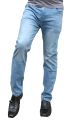 Men Jeans Pant Sky Blue Stretchable Cotton Massimo Light Blue Casual Pants for Boys for Formal & Regular. 