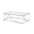 Center Table / Centre Table / Coffee Table / Cocktail Table / Silver Waves Coffee Table. 
