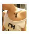 Waterproof Henna Bird Feather Body Art Fash Tattoo. 