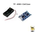 5V 1A Micro USB Charging Kit TP4056 Dual Protection Module + 2 Cell Holder + 2 18650 Lithium Batteries. 