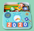 Magnetic Alarm Clock Count Puzzle Box. 