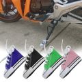 Creative Bicycle Side Stand Canvas Shoe Decoration Standing Foot Accessories DIY Motorcycle Parts Decorative Bicycle Foot Support Foot Cover. 
